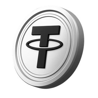Žeton Tether USDT prikazan v razdelku z podatki o računu